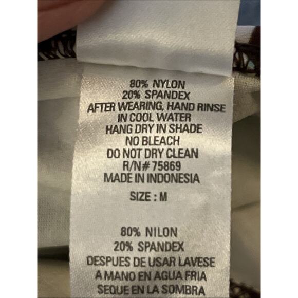 Malibu Dream Girl Womens Size Medium Multicolored Tropical Bikini Swim Bottom - Picture 7 of 12